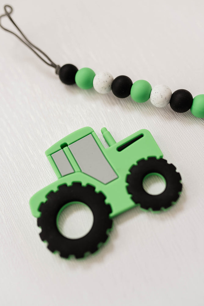 Tractor Teether Set // Green