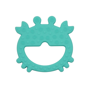 Crab Teether Set // Teal