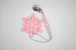 
            
                Load image into Gallery viewer, Snowflake Teether Set // Pink
            
        