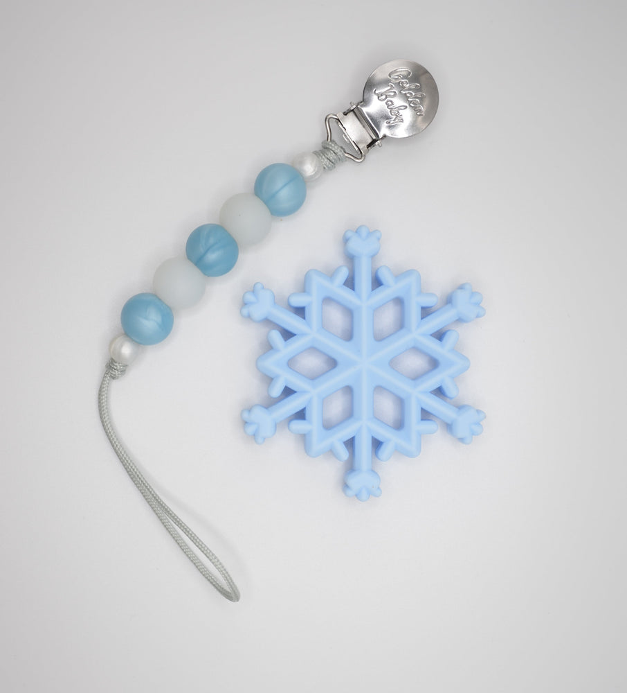 Snowflake Teether Set // Blue