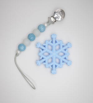 
            
                Load image into Gallery viewer, Snowflake Teether Set // Blue
            
        