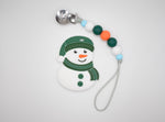 Snowman Teether Set // Green