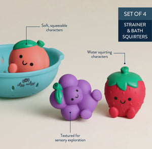 Itzy Fruit Splash Pals- Bath + Water Toy