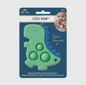 Itzy Pop™ Sensory Popper Toy // Green Dino