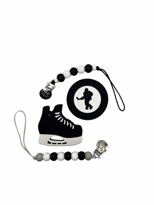 Hockey Puck Teether Set