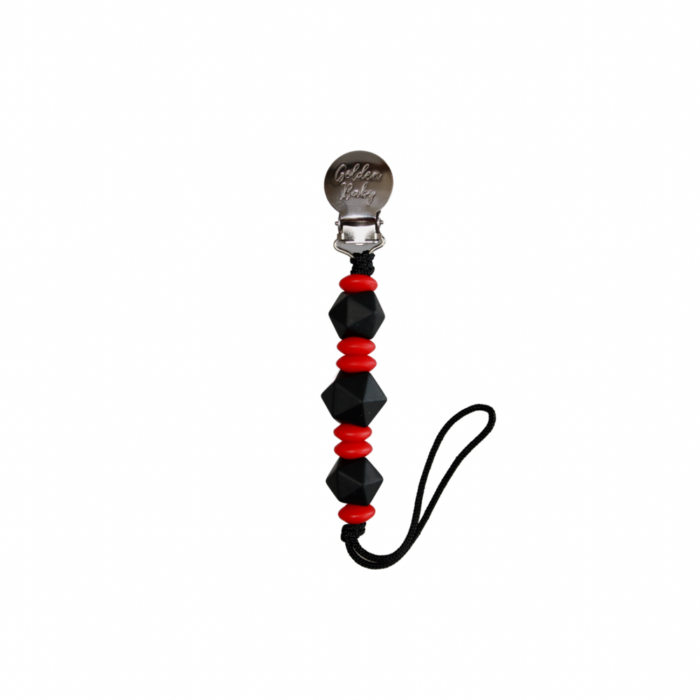 
            
                Load image into Gallery viewer, Harley Pacifier Clip // Valentine&amp;#39;s Day
            
        