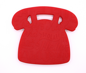 
            
                Load image into Gallery viewer, Retro Telephone Teether Set // Red
            
        