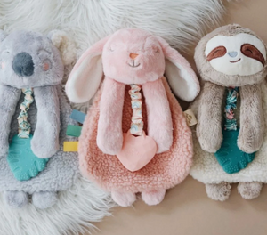 Itzy Lovey™ Plush And Teether Toy // Bunny