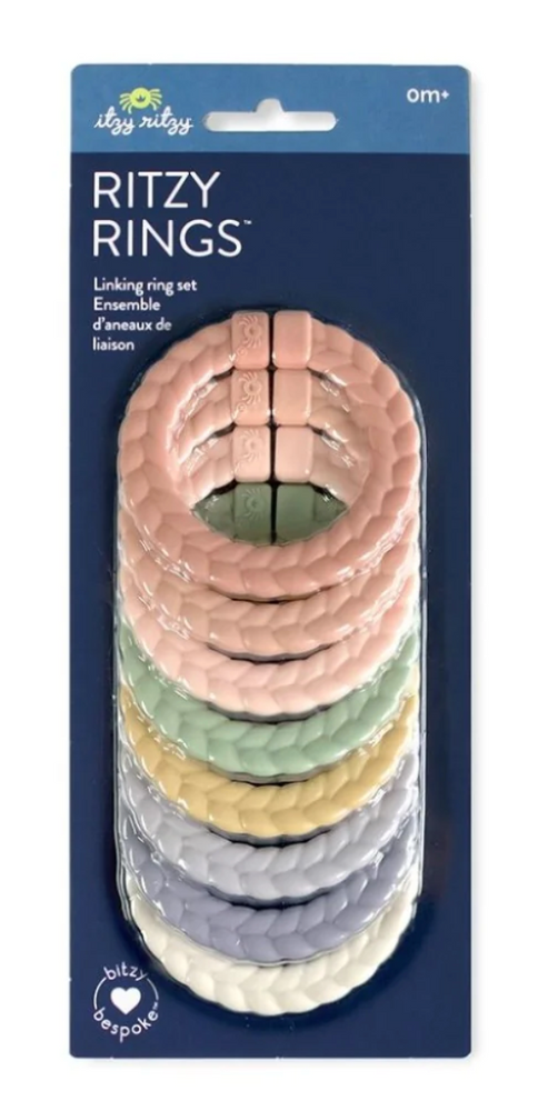 Itzy Rings™ Linking Ring Set // Pastel Rainbow