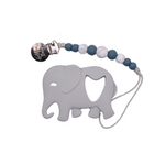 Elephant Teether Set // Grey