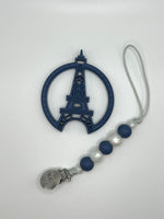 Paris Teether Set // Midnight Blue