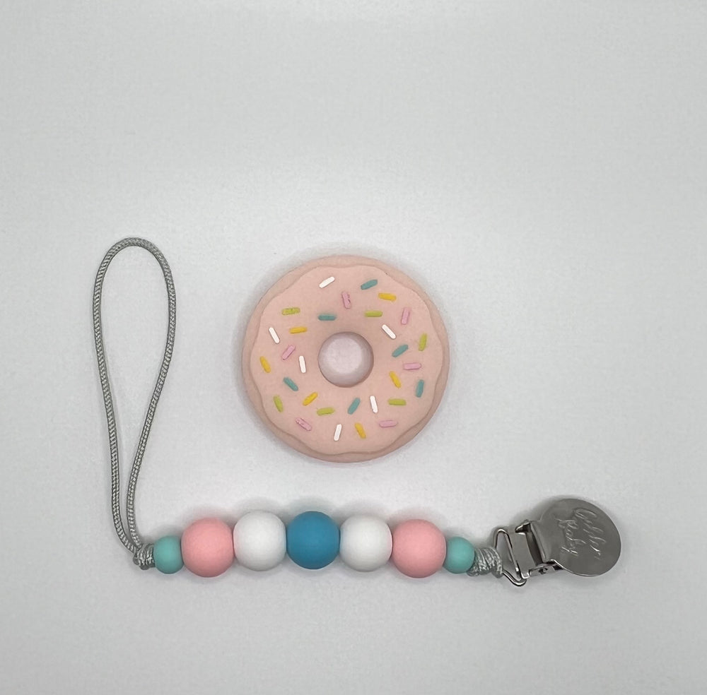 Donut Teether Set // Bubblegum