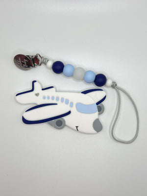 
            
                Load image into Gallery viewer, Airplane Teether Set // Navy
            
        