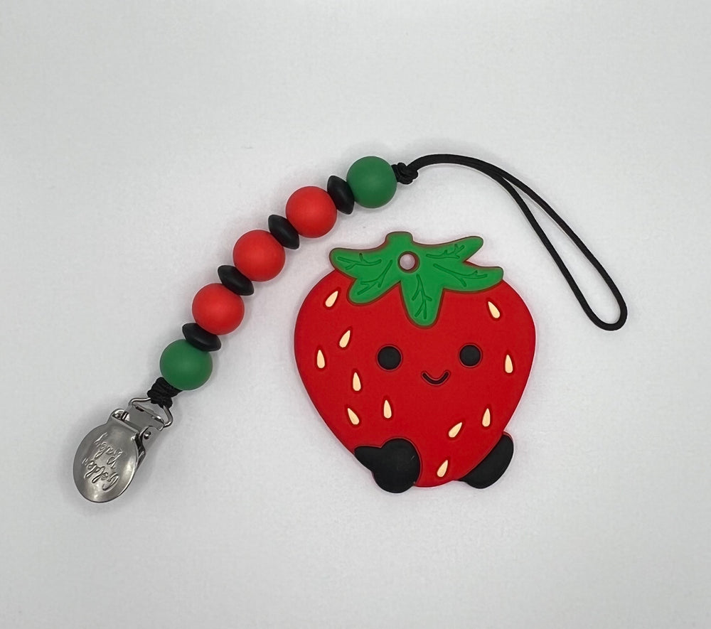 
            
                Load image into Gallery viewer, Strawberry Teether Set
            
        