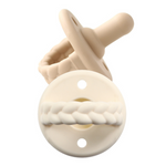 Itzy Ritzy Sweetie Soother Pacifiers // Buttercream & Toast Braids