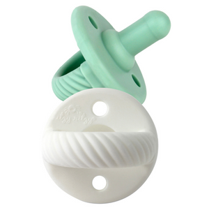 
            
                Load image into Gallery viewer, Itzy Ritzy Sweetie Soother Pacifiers // Mint &amp;amp; White Cables
            
        