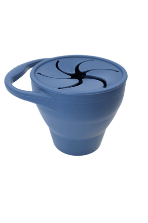 Silicone Snack Container // Midnight Blue