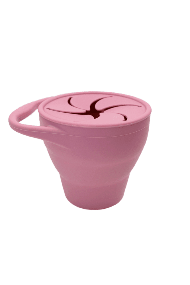 Silicone Snack Container // Dusty Rose